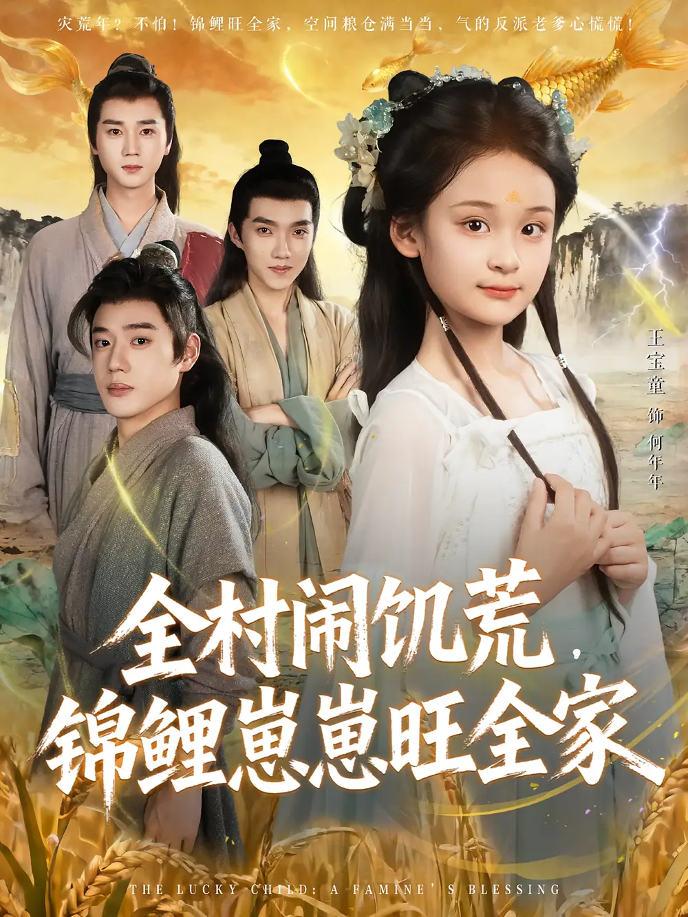 短剧《全村闹饥荒，锦鲤崽崽旺全家》夸克资源免费在线观看全集