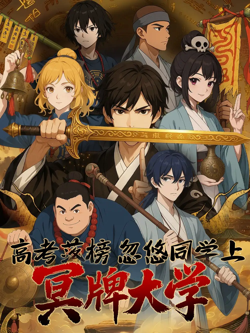 短剧《高考落榜，忽悠同学上冥牌大学》夸克资源免费在线观看全集